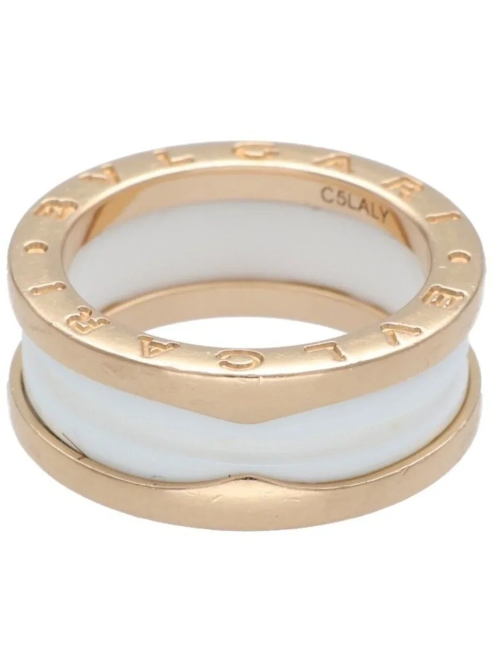 Bvlgari B.zero1 White Ceramic Ring